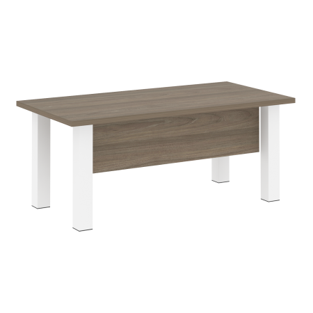 Стол руководителя LT.D-18.1 Вяз/Белые опоры 1800*900*750