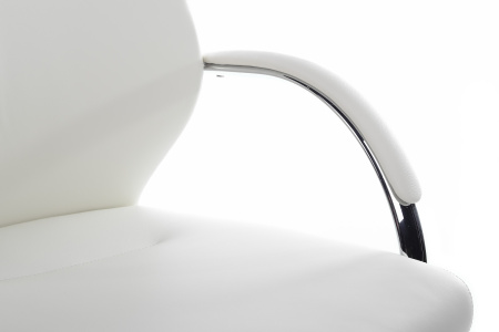 Кресло Alonzo-CF С1711 Белый (6207) натуральная кожа 68*68*102-108