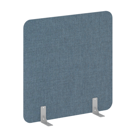 Перегородки на металлических опорах на фетровых подпятниках AP.F-120-120 Romeo 10/Серый металл