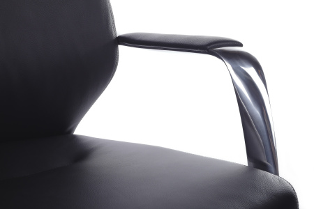 Кресло Alonzo А1711 Чёрный (A8) натуральная кожа 68*68*120-126