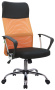 Кресло Smart RCH 8074 Чёрная ткань/Оранжевая сетка (DW-05)