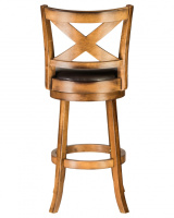 Стул барный DOBRIN BRANDON BAR, античный ясень, коричневый