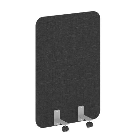 Перегородка на металлических опорах, на роликах AP.R-80-120 Romeo 12/Серый металл