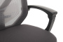 Кресло OLIVER W-203AC Чёрный пластик/Серая сетка 64-64-115*123