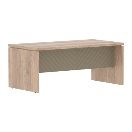 Стол руководителя TLST 189 Дуб Каньон Z/Капучино 1800х900х750