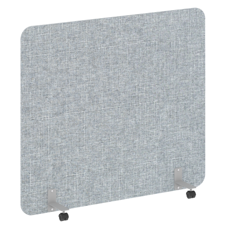 Перегородка на металлических опорах, на роликах AP.R-160-140 Romeo 13/Серый металл