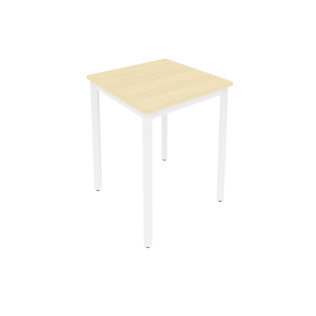 Стол письменный на металлокаркасе С.СП-1.1 Клён/Белый металл