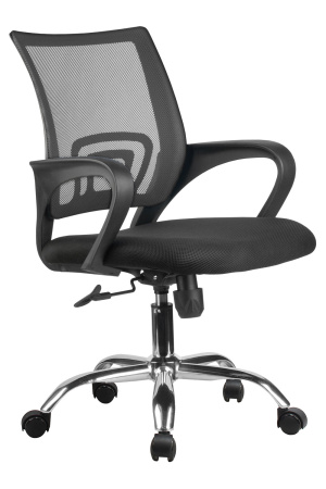 Кресло RCH 8085JE Чёрная сетка/Хром крестовина