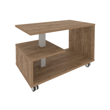 Стол журнальный на колесах KSM-1 Дуб табак 900*500*580