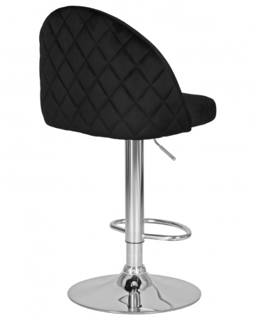 Стул барный DOBRIN MILANA, черный велюр (MJ9-101)