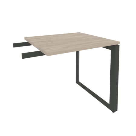 Брифинг-приставка на О-образном м/к O.MO-BR-7 Дуб аттик/Антрацит металл 780*720*750