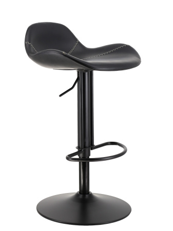 Стул Барный Everprof Glory Экокожа Черный