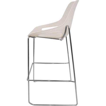 Барный стул ITALSEAT Q5-Bar белый пластиковый, цвет Bianco RAL 1013