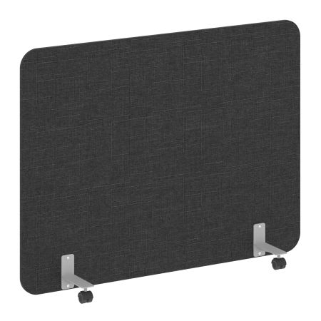 Перегородка на металлических опорах, на роликах AP.R-160-120 Romeo 12/Серый металл