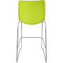 Барный стул ITALSEAT Race-Bar салатовый пластиковый, цвет Verde 736