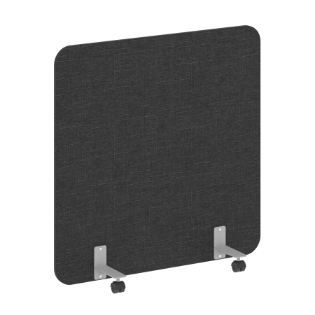 Перегородка на металлических опорах, на роликах AP.R-120-120 Romeo 12/Серый металл