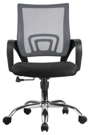 Кресло RCH 8085JE Серая сетка/Хром крестовина