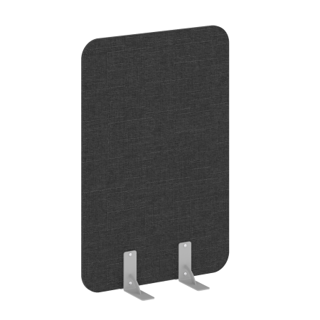 Перегородки на металлических опорах на фетровых подпятниках AP.F-80-120 Romeo 12/Серый металл