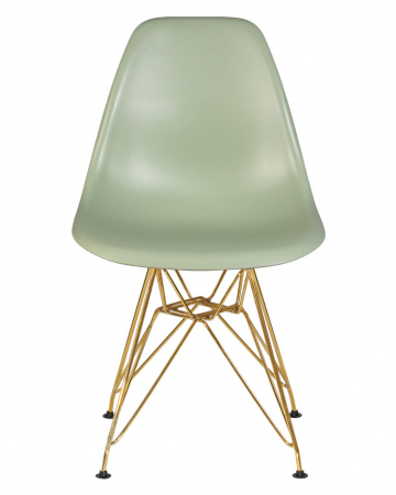 Стул для кухни DOBRIN DSR, ножки золотые, цвет мятный (NX-G-09)