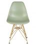 Стул для кухни DOBRIN DSR, ножки золотые, цвет мятный (NX-G-09)