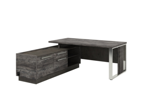 Стол Z-418л.1000 левый с блоком розеток. Размер: 1800*900/2030*750 мм