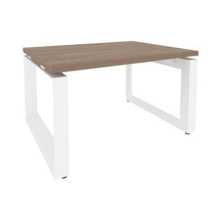 Стол журнальный на О-образном м/к O.MO-SJ-1 Дуб аризона/Белый металл 780*600*450