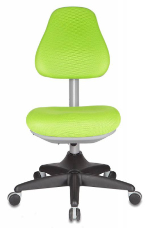 Кресло детское Бюрократ KD-2 салатовый TW-18 крестов. пластик