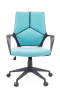 Кресло Everprof Trio Black LB T Ткань Бирюзовый