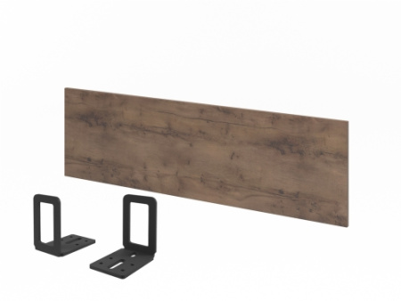 Экран настольный к одному столу L-059-1 Таксония шоколадная