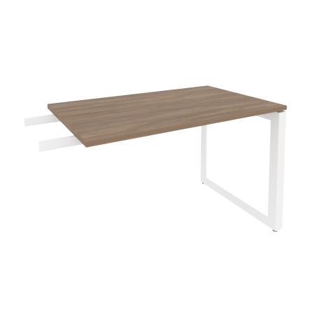 Брифинг-приставка на О-образном м/к O.MO-BR-11 Дуб аризона/Белый металл 1180*720*750