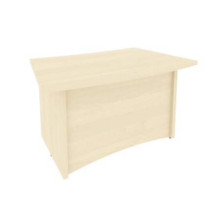 Стол руководителя криволинейный KSR-5 Клён 1400*900*765