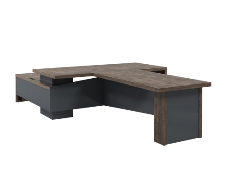 Стол Т-922.1000пр с блоком розеток и брифингом 1700 мм. Размер: 2200*3700*750