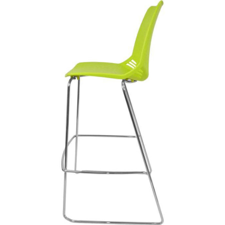Барный стул ITALSEAT Race-Bar салатовый пластиковый, цвет Verde 736