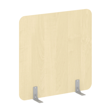 Перегородки на металлических опорах на фетровых подпятниках DP.F-120-120 Клён/Серый металл