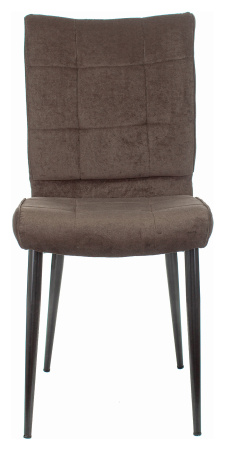 Стул для кухни Бюрократ KF-4 коричневый Light 10 металл черный на ножках (KF-4/LT10)