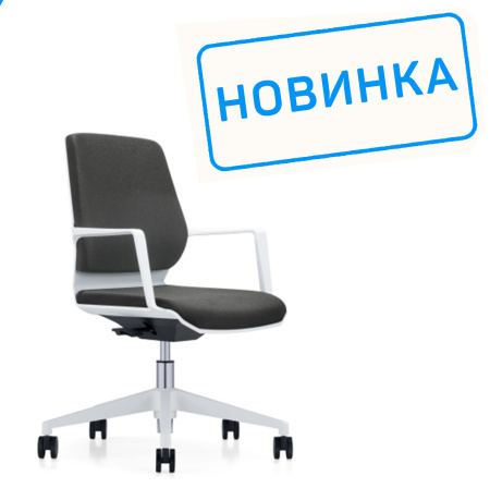 Кресло Colt B1903 Белый пластик/Тёмно-серый SF1105