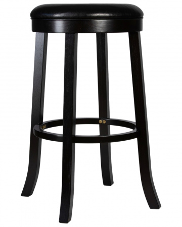 Круглый барный табурет DOBRIN BOB BAR, капучино, черный Круглый барный табурет DOBRIN BOB BAR, капучино, черный