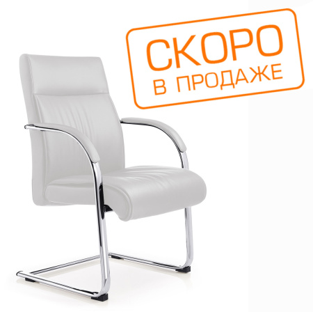 Кресло Gaston-SF 9364 Белый (1A 6207) натуральная кожа