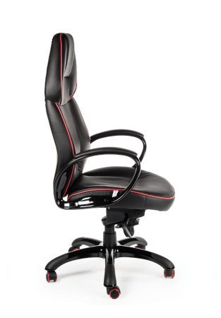 Кресло Геймерское "Виннер" CX0248H01 black+red piping