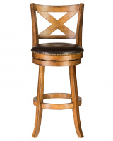 Стул барный DOBRIN BRANDON BAR, античный ясень, коричневый