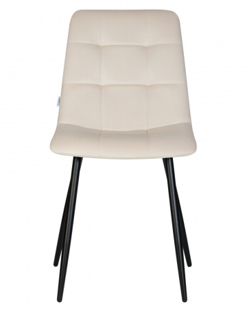 Стул для кухни DOBRIN CHILLY, Кремовый Holland 05, основание черное