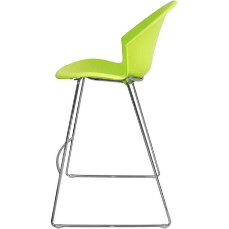Барный стул ITALSEAT Smile-Bar салатовый пластиковый, цвет Verde 736