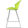 Барный стул ITALSEAT Smile-Bar салатовый пластиковый, цвет Verde 736