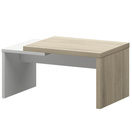 Стол журнальный KZH-09 Кронберг/Белый 900x550x450