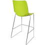 Барный стул ITALSEAT Race-Bar салатовый пластиковый, цвет Verde 736