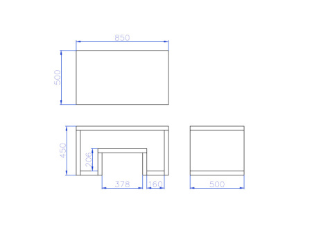 Стол BAMAX T-09-D