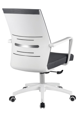 Кресло Like RCH B819 Белый пластик/Серая сетка