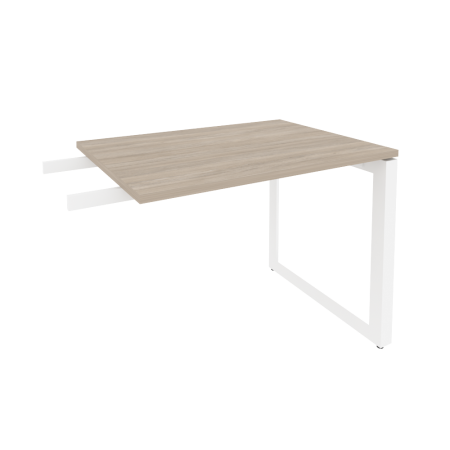 Брифинг-приставка на О-образном м/к O.MO-BR-9 Дуб аттик/Белый металл 980*720*750