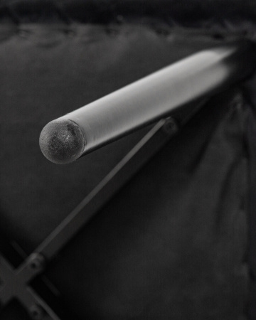 Стул для кухни DOBRIN RICHARD, черные матовые ножки, черный велюр (V108-77)