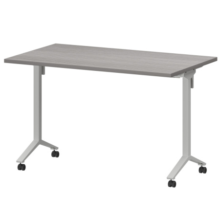 Стол мобильный складной МБ25-120.70 Лиственница/Белый 1200x700x750 Моби